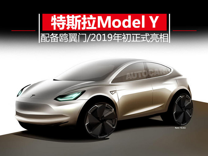 特斯拉modely配備鷗翼門29萬起售明年亮相