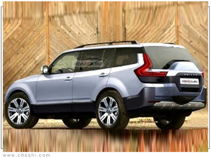 三菱新一代帕杰罗渲染图曝光这造型你绝对喜欢