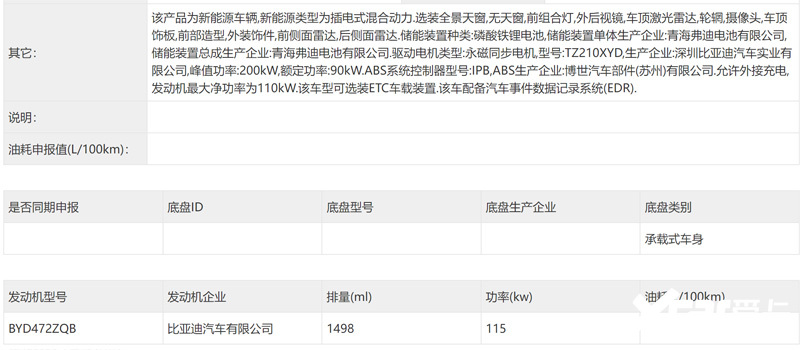 比亚迪新汉EV/DM-i配置曝光增激光雷达 动力提升-图9