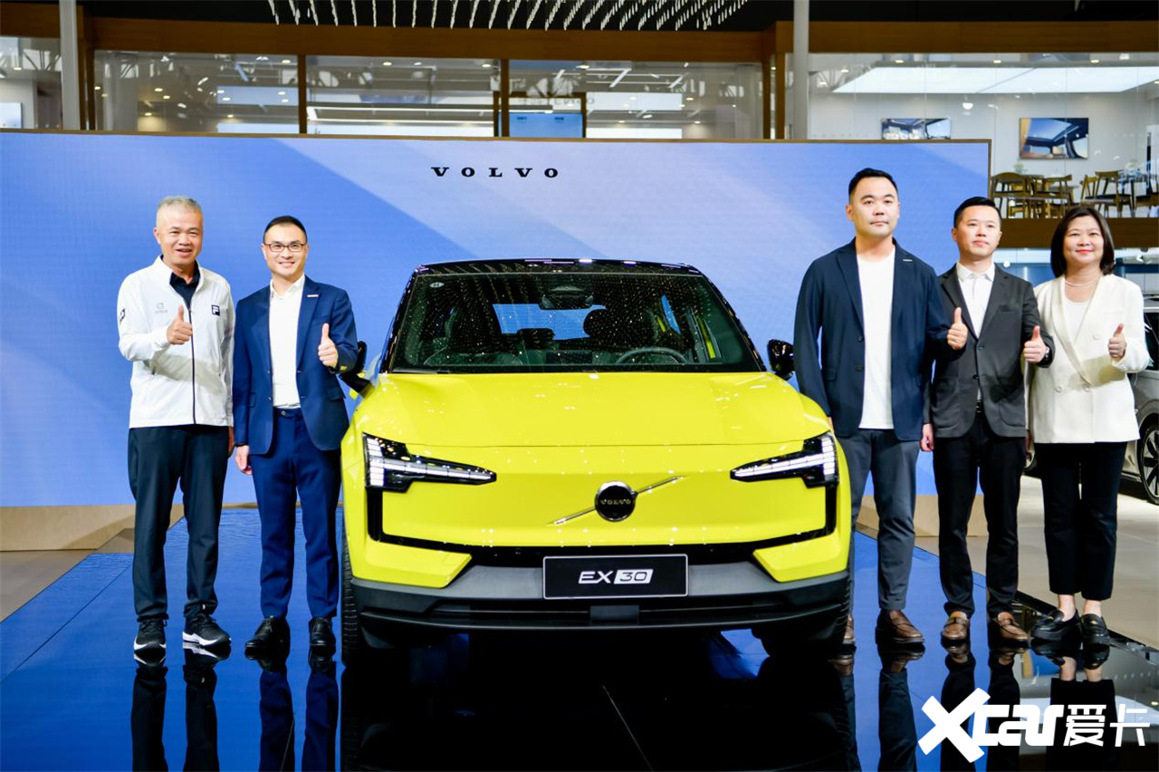 2024粤港澳大湾区车展北欧高智感纯电SUV沃尔沃EX30上市-图2
