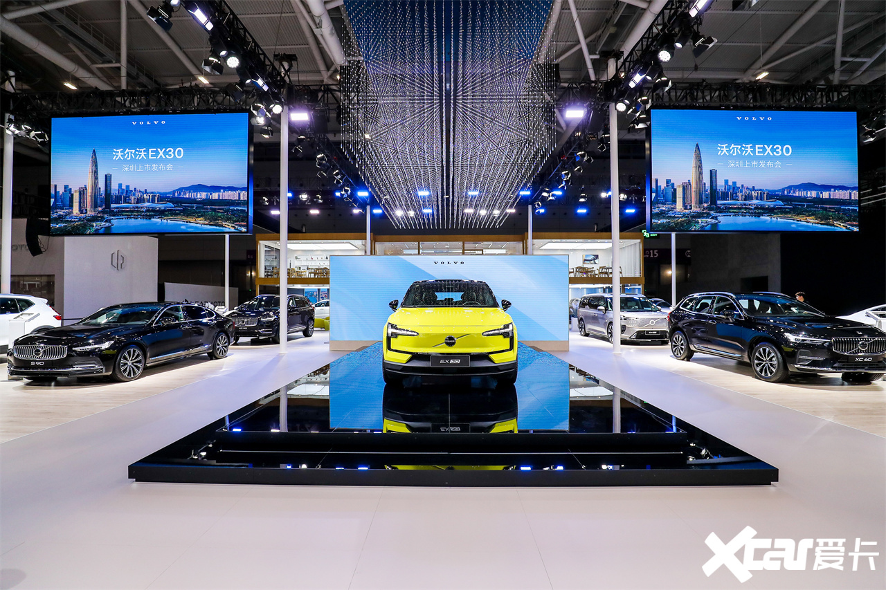 2024粤港澳大湾区车展北欧高智感纯电SUV沃尔沃EX30上市-图1