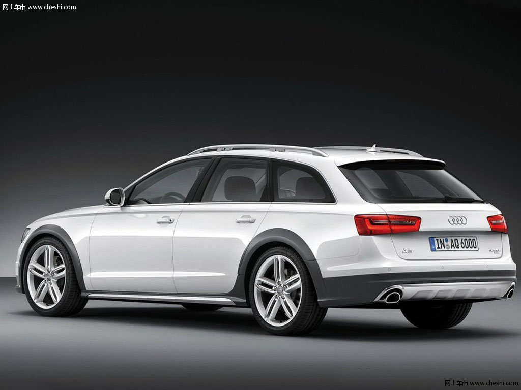 白色奥迪a6 旅行版 2013款 allroad quattro外观整体图片(29/51)_网上
