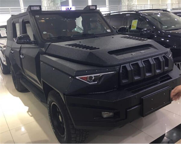 17款北汽bj80防弹车如同金钟罩刀枪不入
