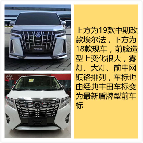 18款丰田埃尔法现车优惠19款预定图文