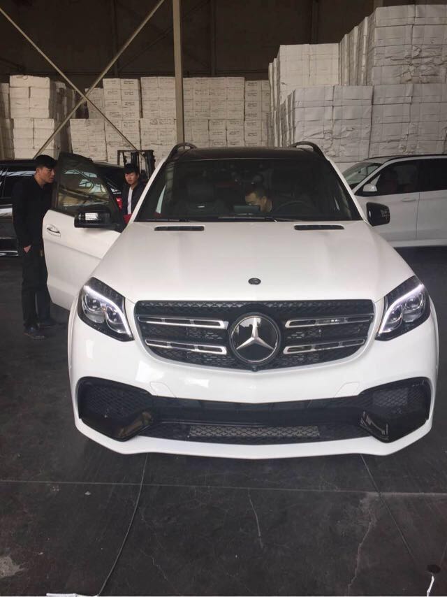 全新奔驰gls63 最新款5.5tt-v8白色现车