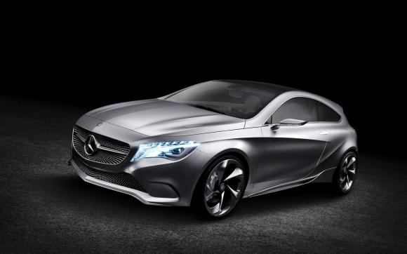 j-百年孤独的相册 - 2011款奔驰a-class concept轿车桌面壁纸